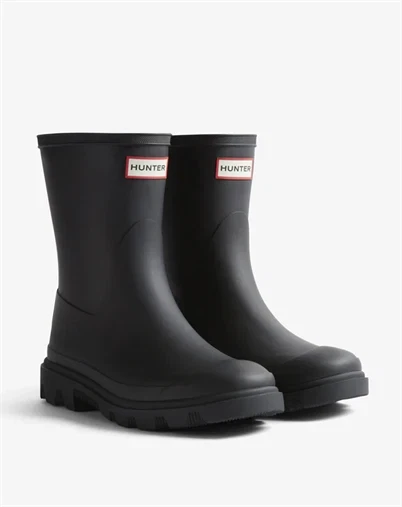 Hunter - Unisex Downpour Short Gummistøvle - Black